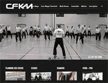 Tablet Screenshot of kravmaga-paris.com